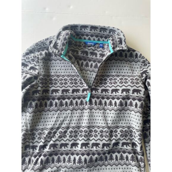 Chubbies Low Pile Fleece Quarter Zip Pullover The Bear Hug Size Medium - Picture 3 of 7